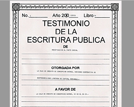 Escritura Pública